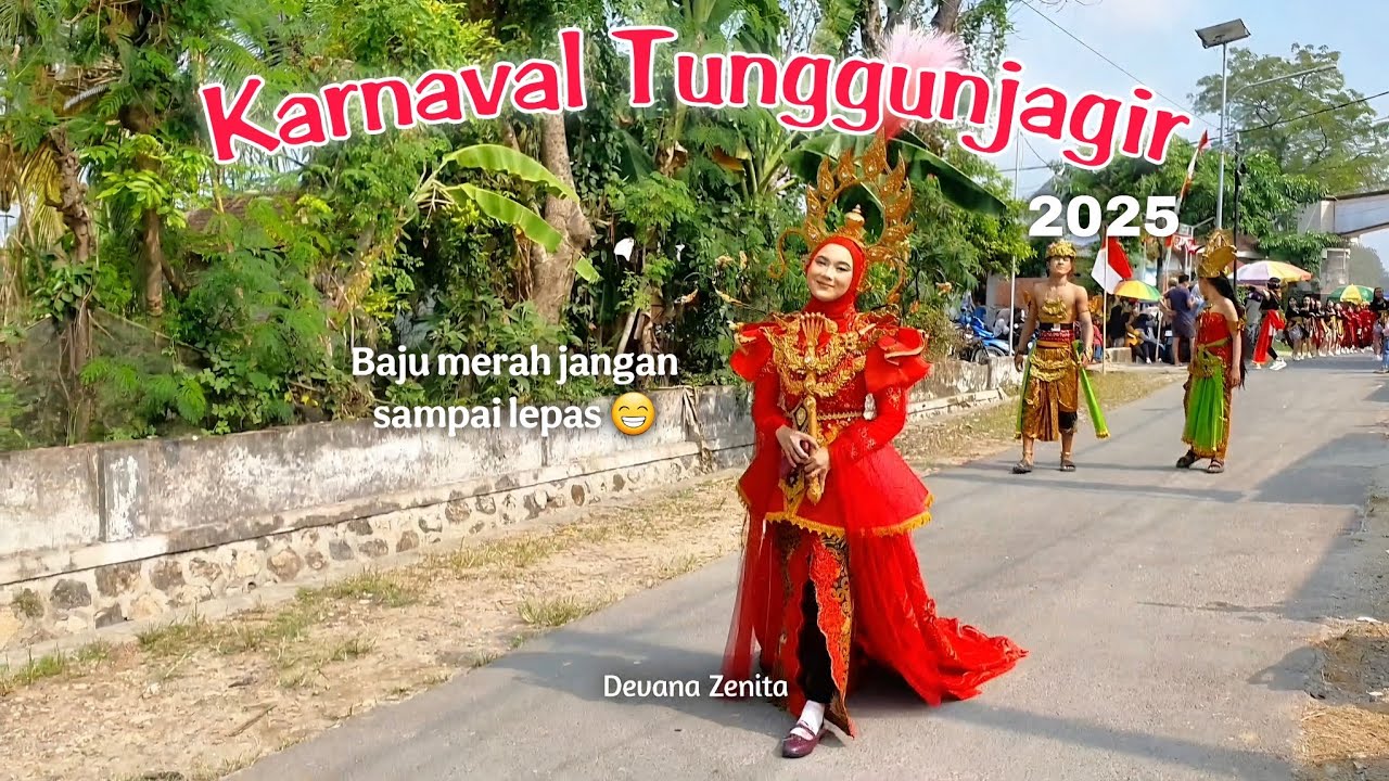 Karnaval desa tunggunjagir 2025 kecamatan mantup , bagus kreatif bening bening