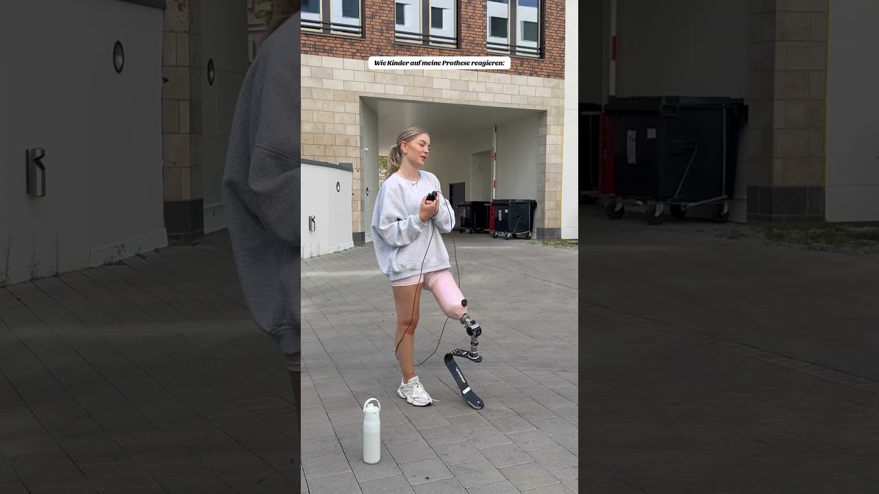 Wie Kinder auf meine Prothese reagieren 🩷 IG: Mrsannnna 