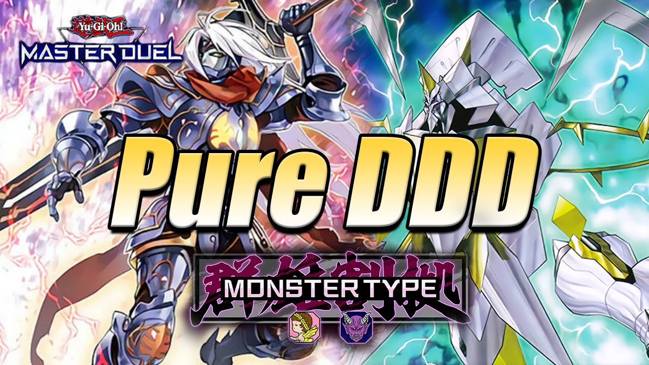 TOP TIER DECK IN MONSTER TYPE EVENT!!! PURE DDD GAMEPLAY | Yu-Gi-Oh! Master Duel