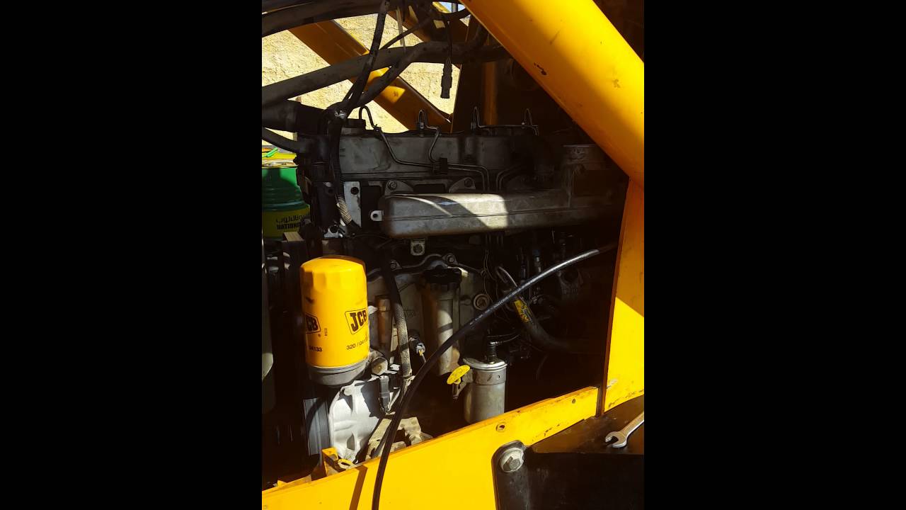 Remont motorri JCB!