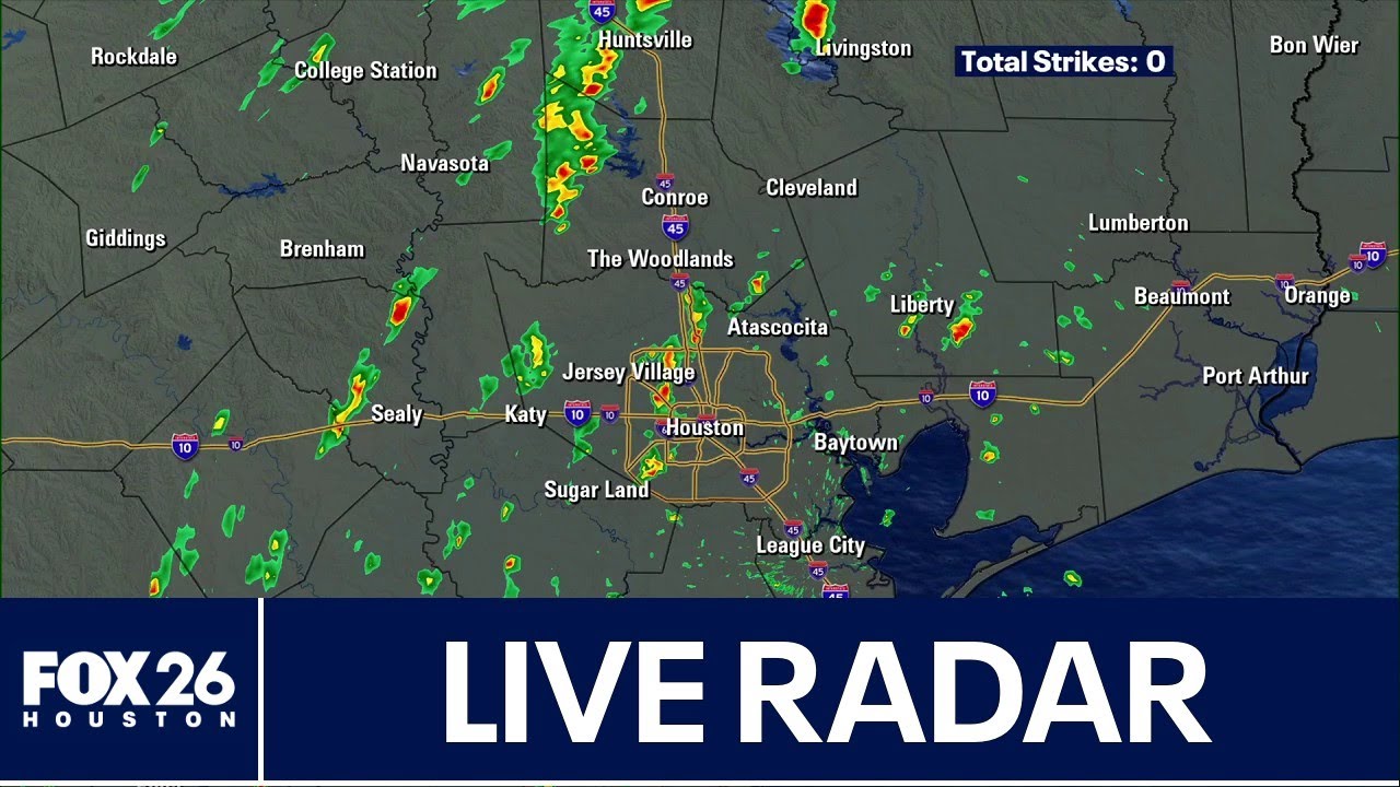 LIVE Houston weather radar (no audio)