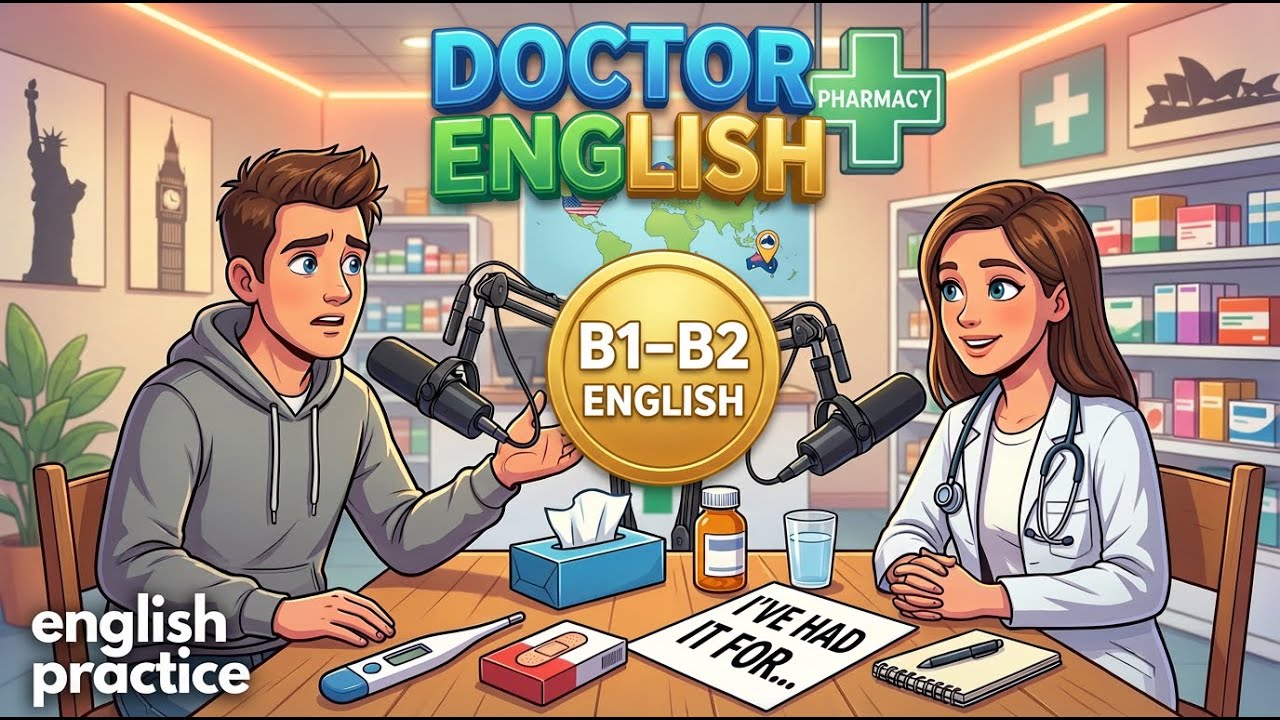 Doctor & Pharmacy English Without Panic 🩺💊 | B1–B2 English Listening Roleplay