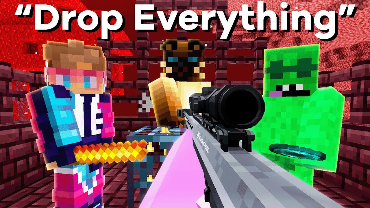 I Put 10 YouTubers in a Minecraft Battle Royale