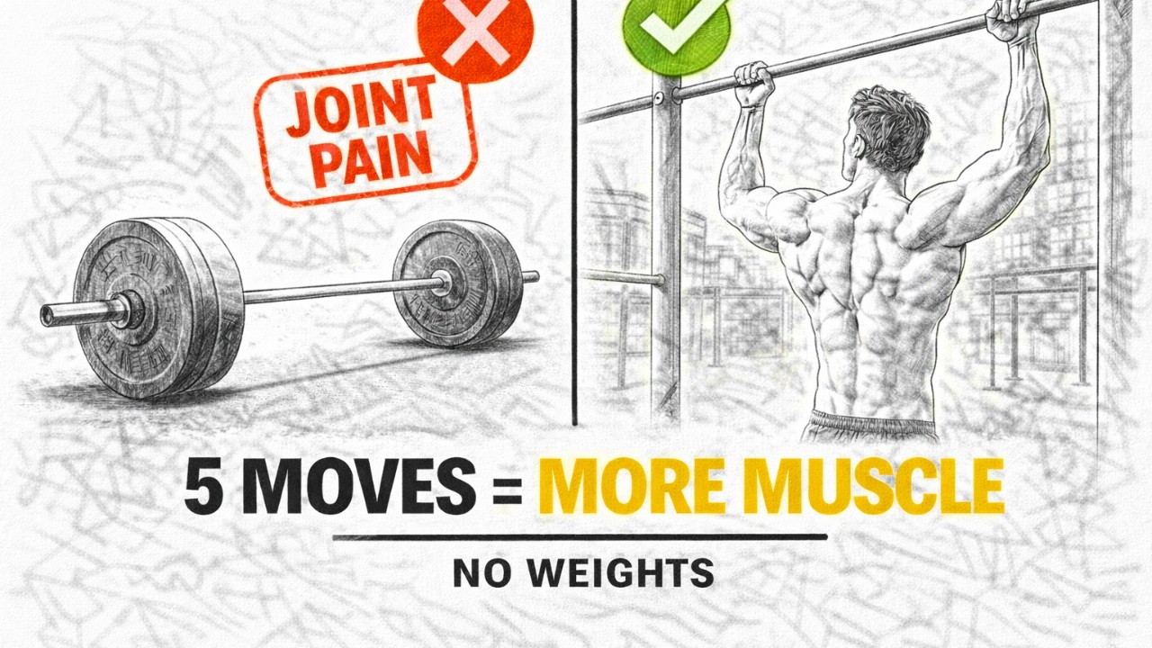 5 Calisthenics Exercises That Build More Muscle Than Weights (Joint-Friendly)