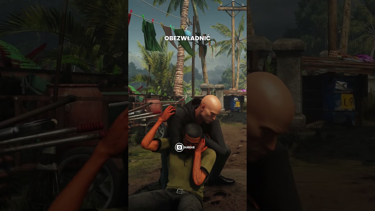 NPC nokautuje się grabiami 🤣 | HITMAN: WORLD OF ASSASSINATION