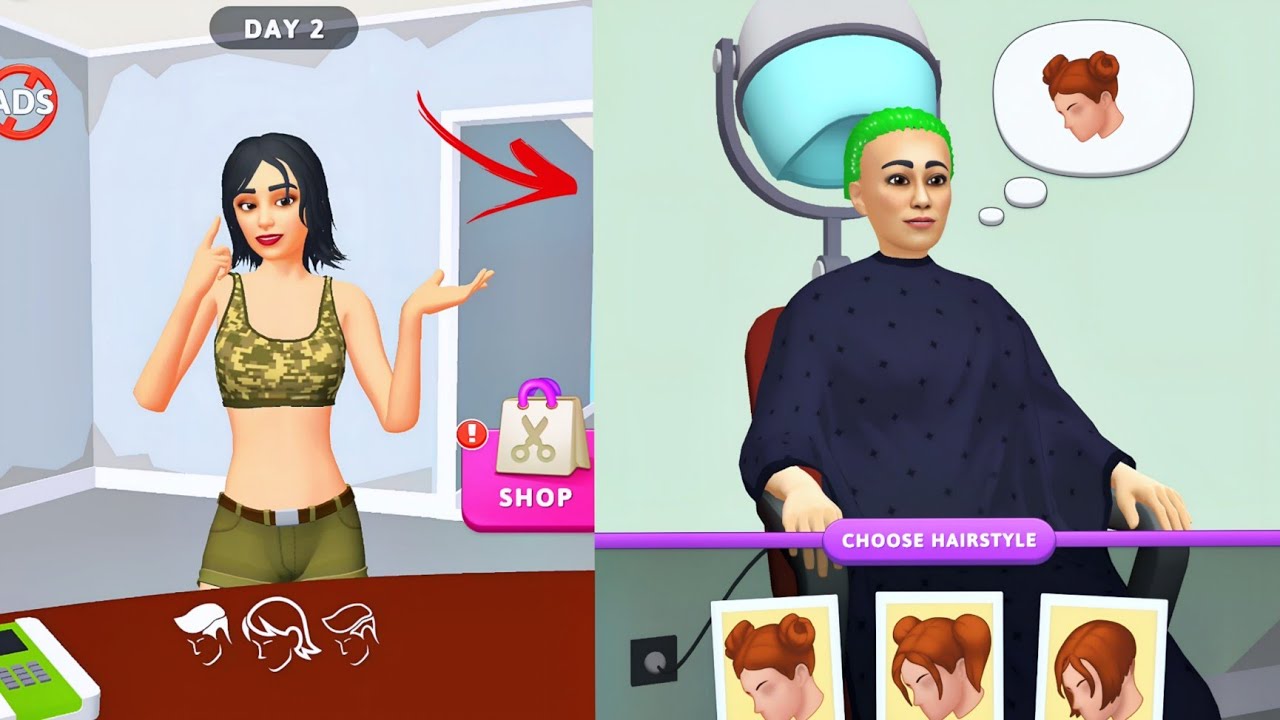 🔥 Hair Tattoo Game &ndash; Crazy Barber Shop Fun | Haircut & Style Challenge