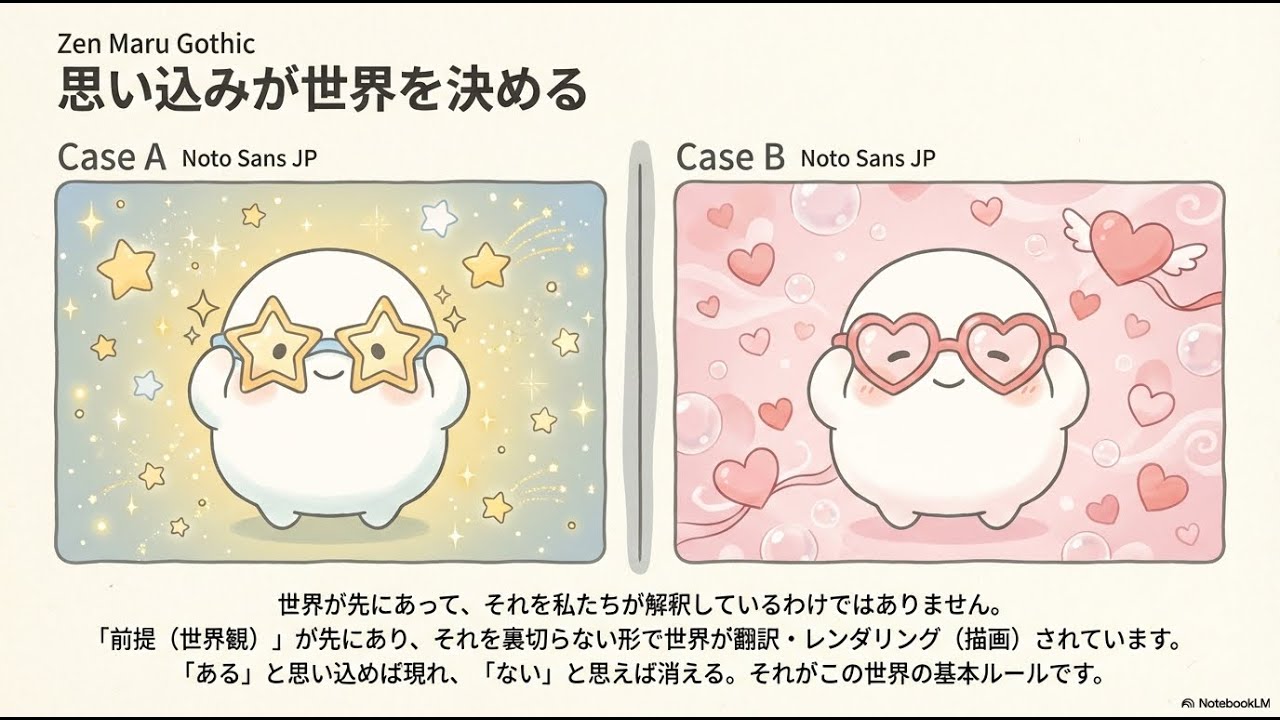 信念があなたの世界を形作る　タイムラインもマルチバースも信念のひとつだった？