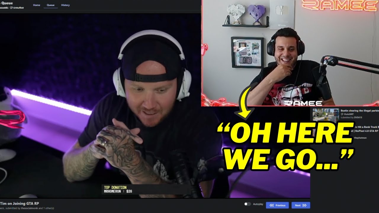 Ramee Reacts to TimTheTatman on Joining Prodigy RP and More! | Prodigy 2.6 | GTA | CG
