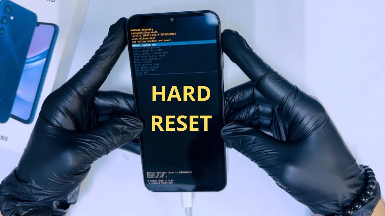 Comment enlever un code de verrouillager sur samsung Galaxy A15 5G Hard Reset SM 155F