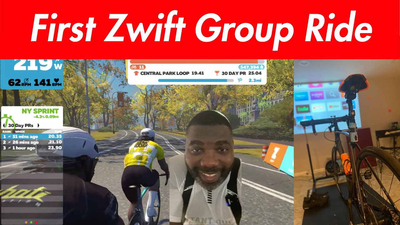 My First Zwift Group Ride