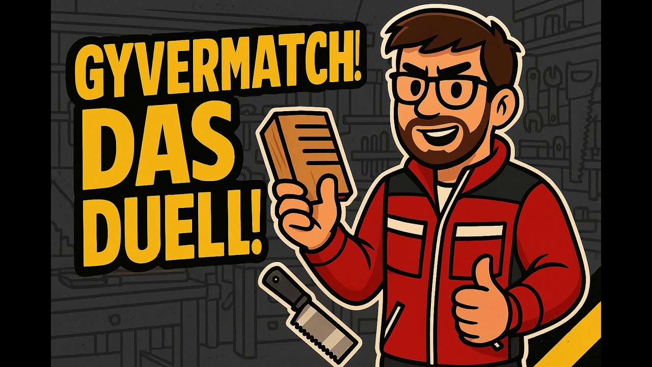 GYVERMATCH #1 &ndash; Das Duell um die Ehre! Mein Schl&uuml;ssel-Bremsklotz gegen Lets Gyver!
