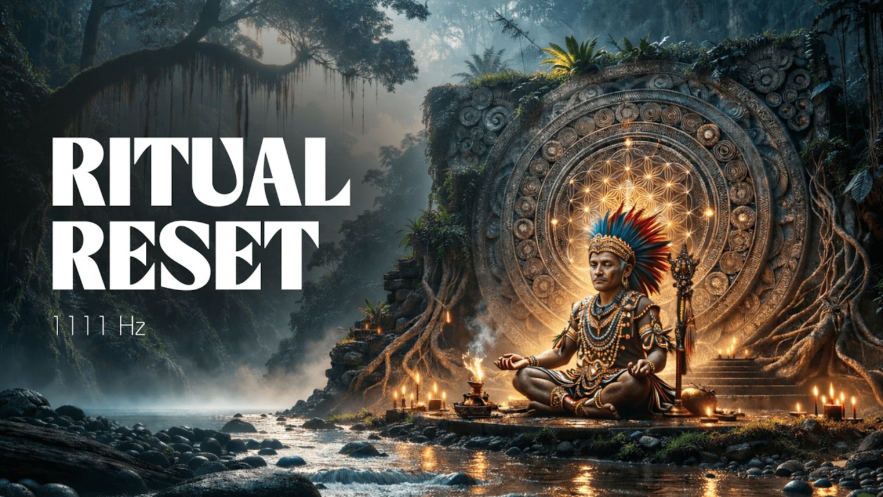 Whispers in the Amazon River-Temple | 1111 Hz Ancestral Water Healer Ritual (1H)
