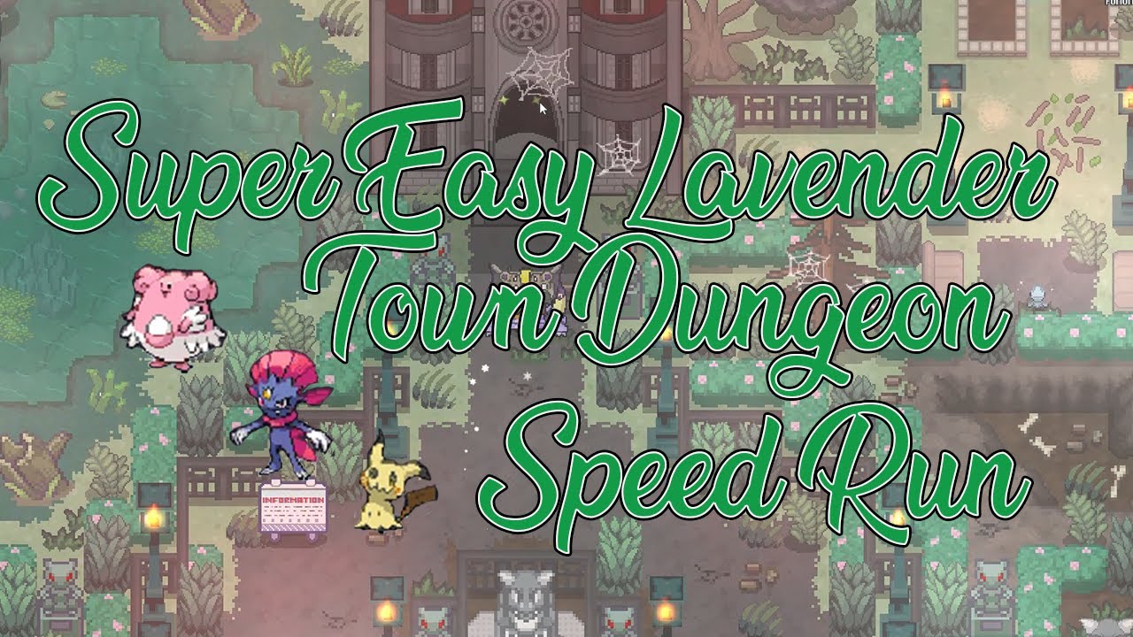 Super easy lavender town dungeon solo run and free reroll shades ||  Pokémon revolution Online ||