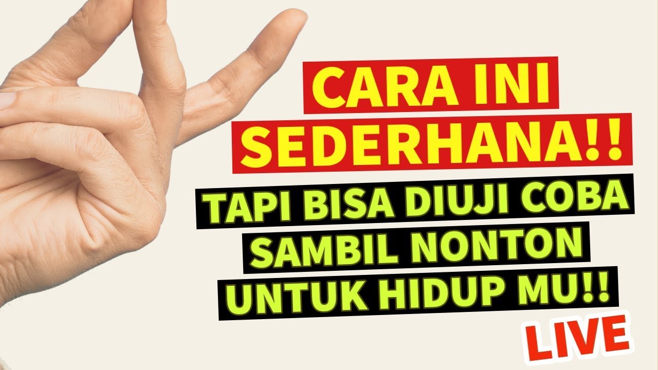CARA GA BIASA!! TAPI BISA DIUJI COBA LANGSUNG SAMBIL NONTON! LIVE!