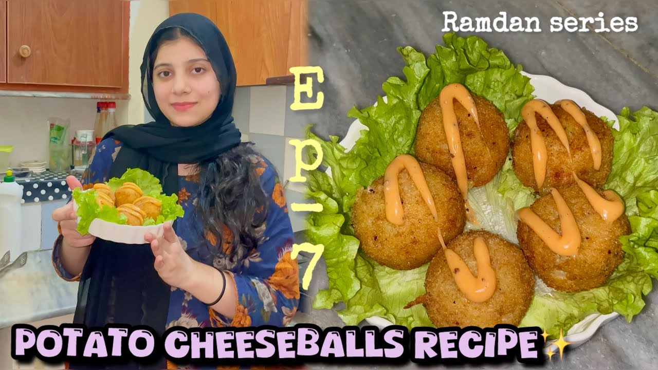 Crispiest Potato Chicken Cheeseballs | Ramadan Special Episode 7 | Iftar Party Snack Recipe 🧀🔥