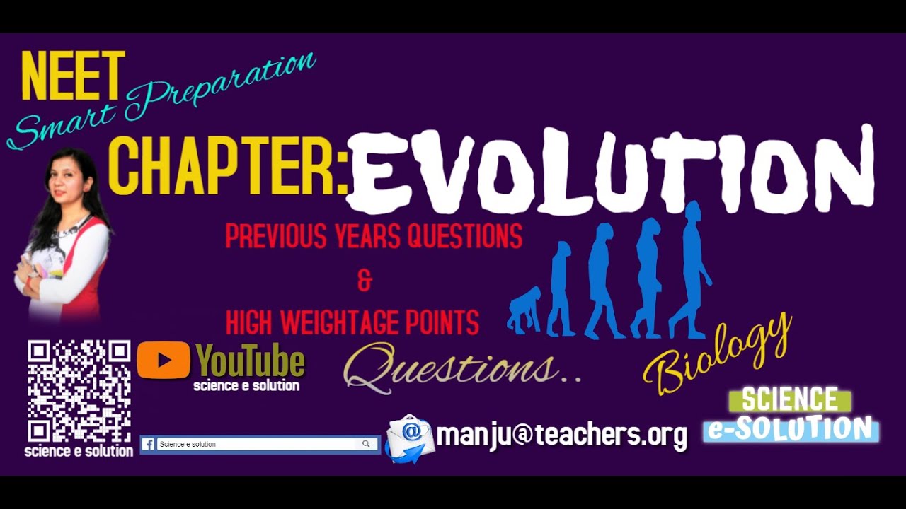 Evolution||Previous Years Questions|| High Weightage topics||NEET