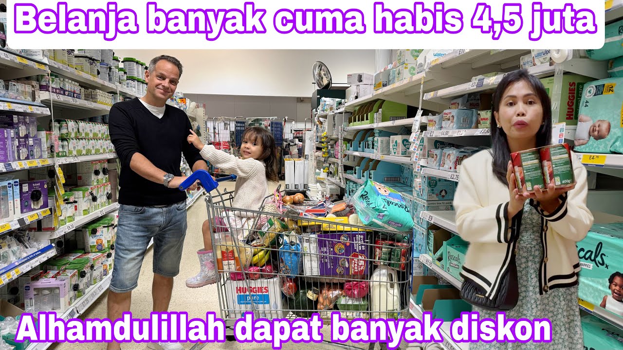 BELANJA BANYAK CUMA HABIS 4,5 JUTA || ALHAMDULILLAH DAPAT BANYAK DISKON