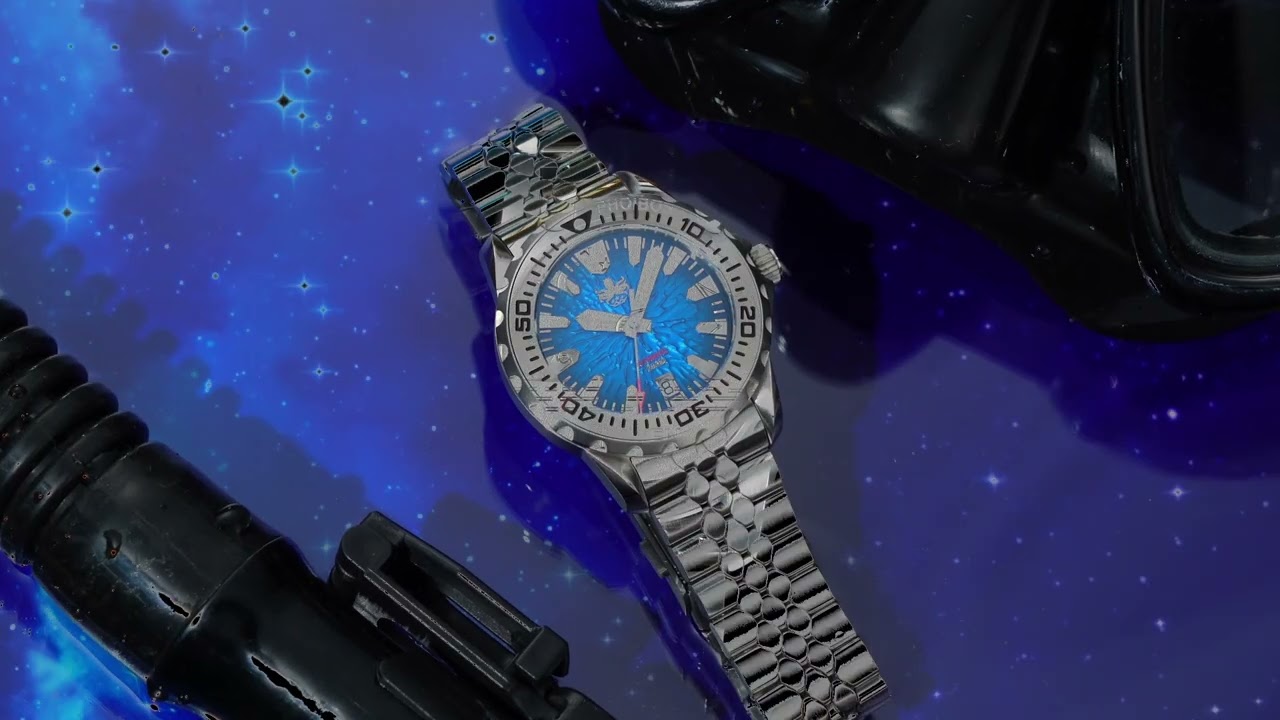 PHOIBOS KRAKEN 200M Automatic Diver Watch PY059B Reef Blue