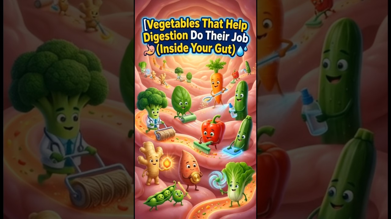 Vegetables That helps Digestion do their job 