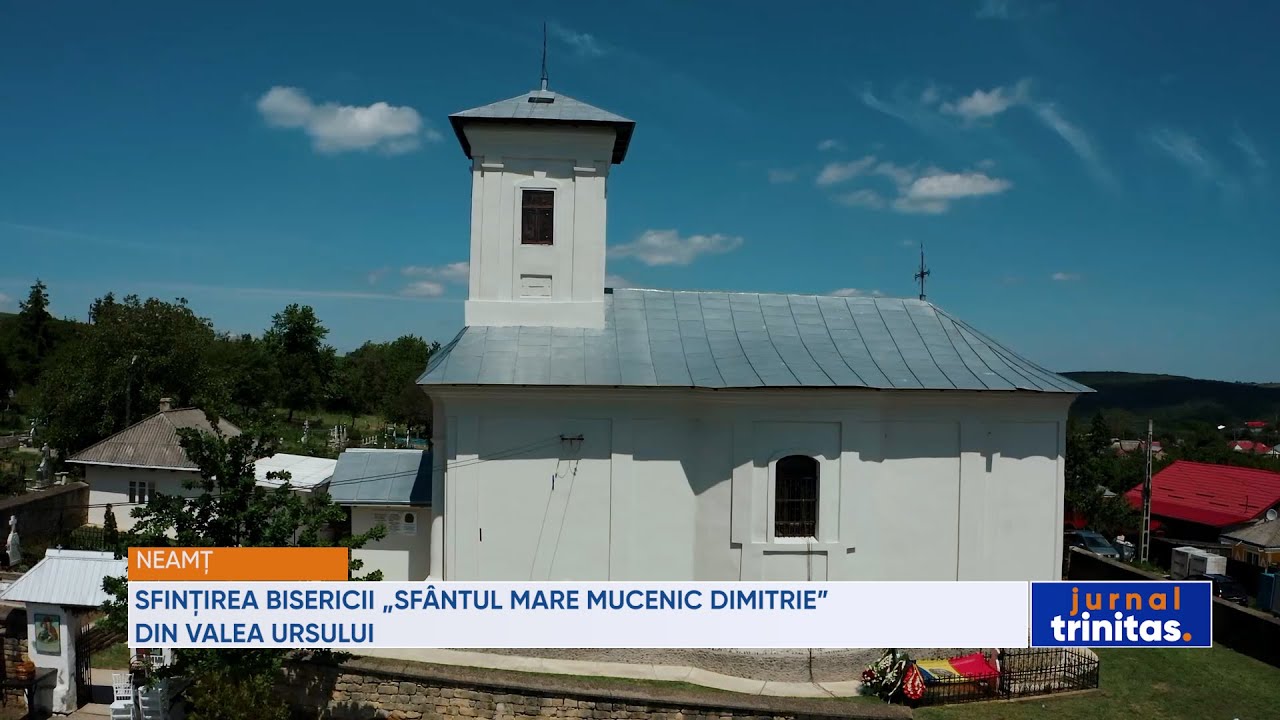 Resfințirea bisericii „Sfântul Mare Mucenic Dimitrie” din Valea Ursului