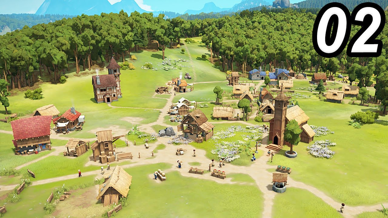 Overhauling The CITY CENTER in Foundation 1.0 - Medieval Citybuilder Lets Play Part 02