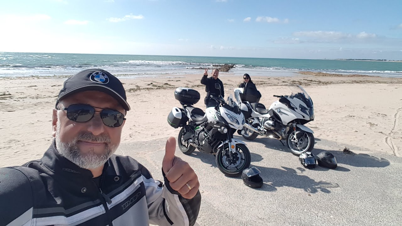 Balade moto sur  l'île d'Oléron