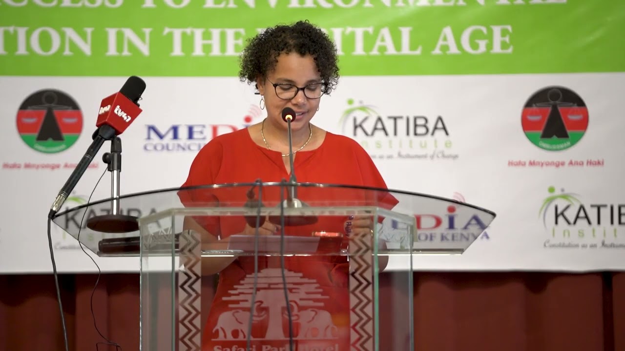 Nora Mbagathi, Executive Director, Katiba Institute, during IDUAI 2025 commemoration.