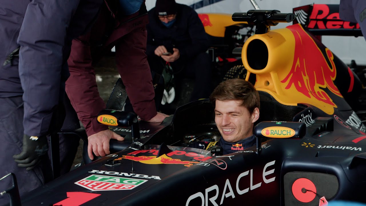 Max Verstappen with Franky Zorn on our ICE track | F.A.T. ICE RACE 2022