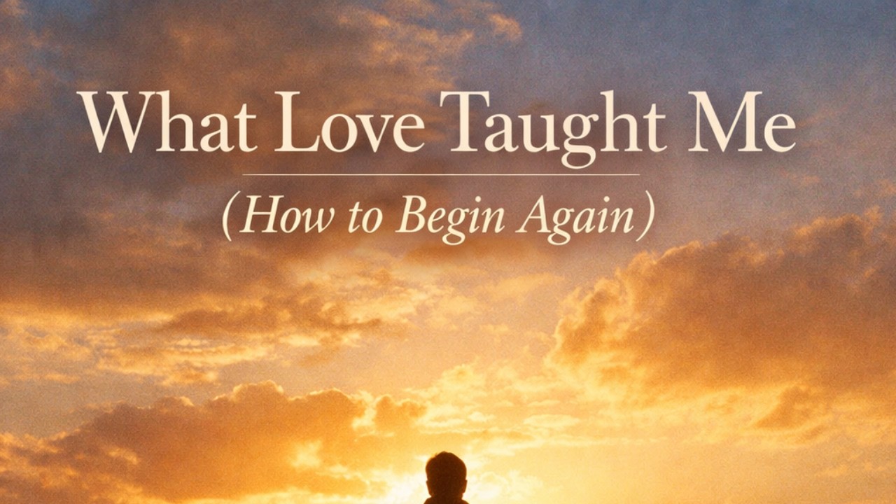 What Love Taught Me (How to Begin Again) – A Healing Song About Growth Through Heartbreak