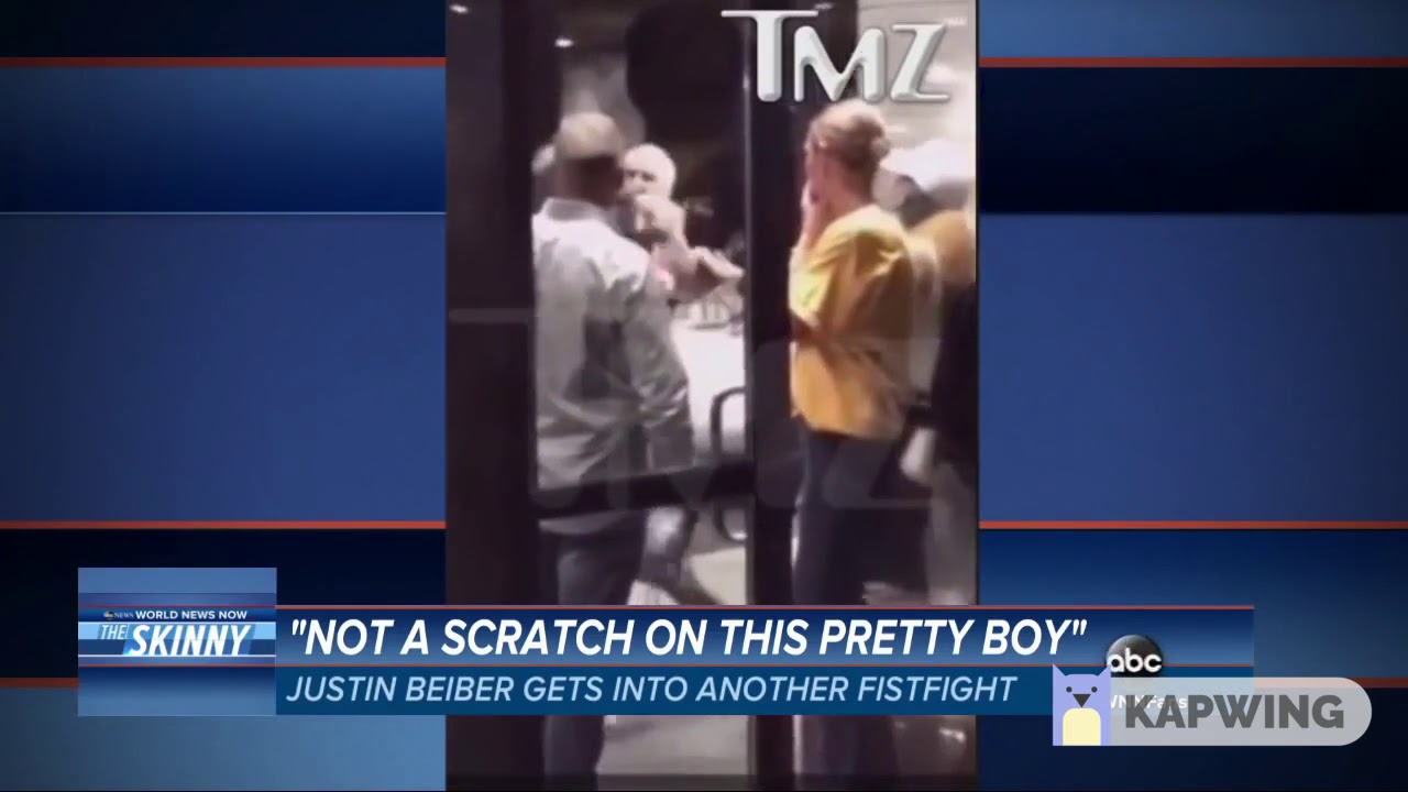 Justing Bieber Fist Fight