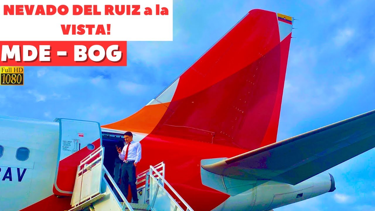 TRIPREPORT (#31) | ASÍ es una de las RUTAS más CONCURRIDAS en COLOMBIA | Medellín - Bogotá | Avianca