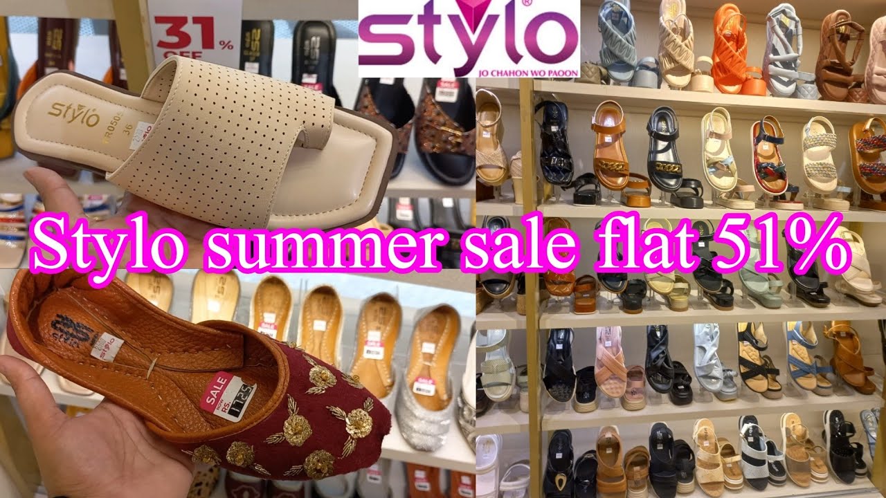 Stylo shoes flat 51% sale today || Stylo summer sale