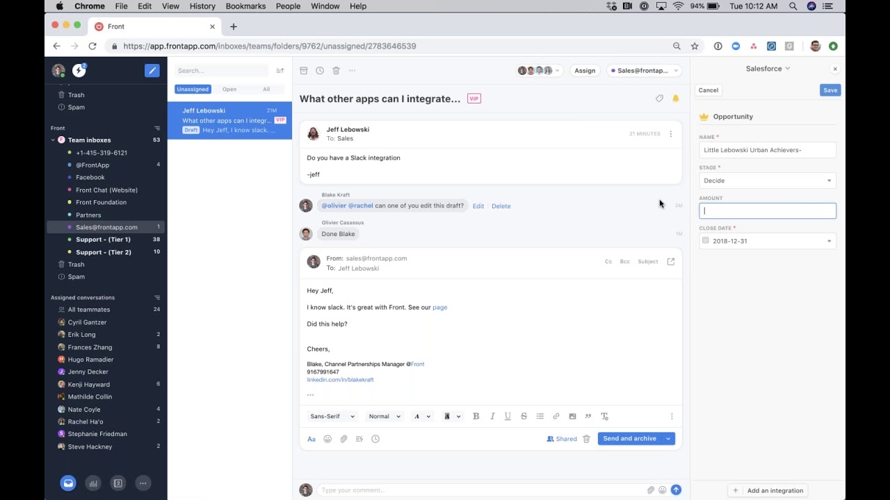 What is Front, the shared inbox for teams? | Front Product Live Demo (Full version)