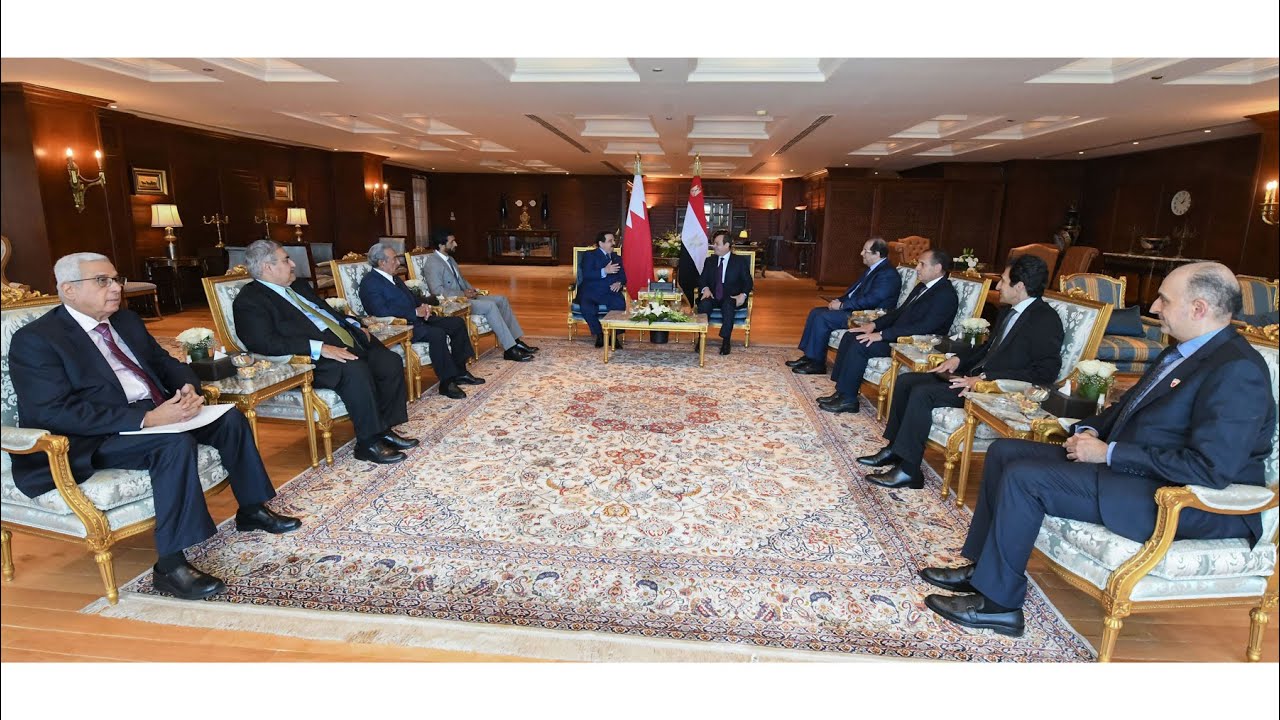 # موقع_الرئاسة || الرئيس عبد الفتاح السيسي يستقبل ملك البحرين بمدينة شرم الشيخ