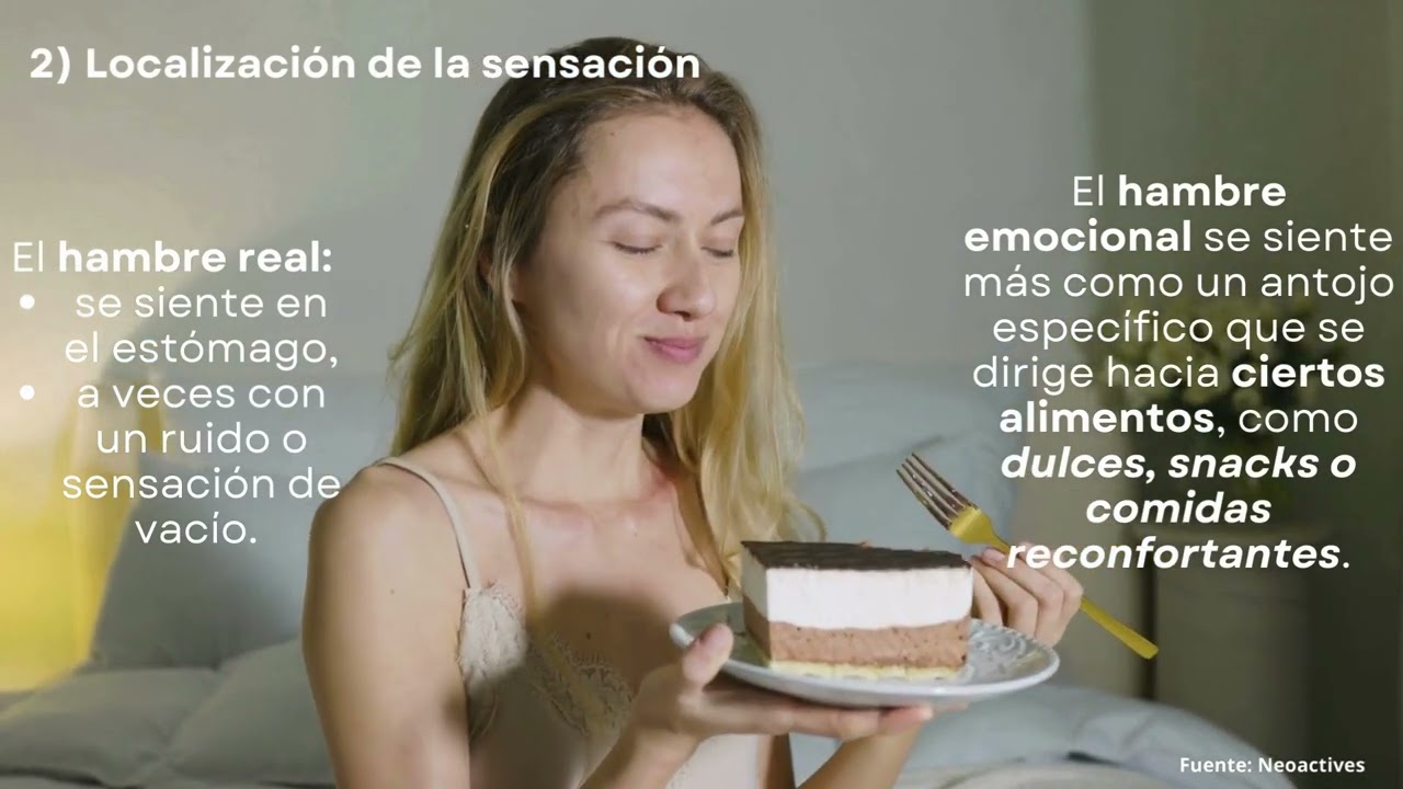 Cómo diferenciar el hambre REAL del hambre EMOCIONAL