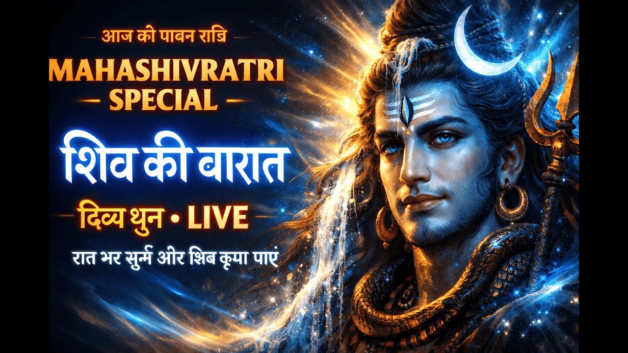 🔱 Shivratri Pe BholeNath  Ki Barat LIVE |  Non-Stop | Maha Jagran 2026 Special 🕉️