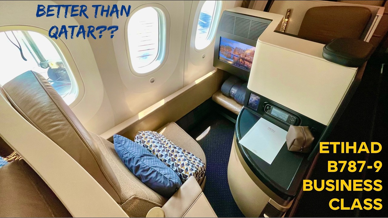Бизнес-класс Etihad B787-9 | Абу-Даби — Амстердам | Бизнес-класс Etihad