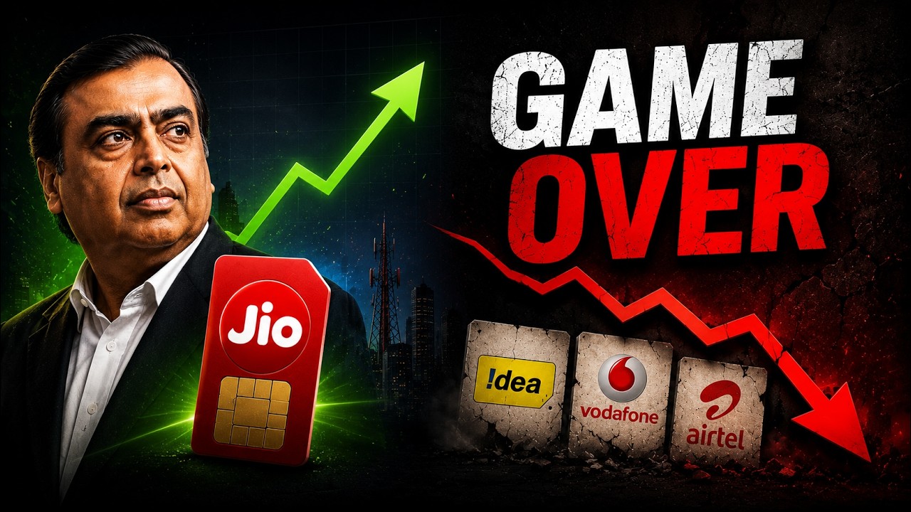 How Jio Destroyed Every Telecom Company