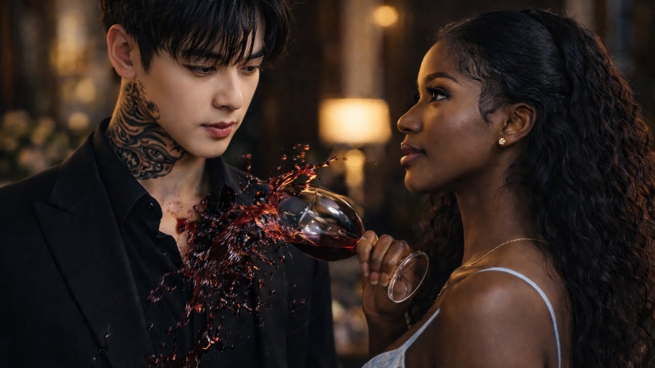 She Spilled Wine on the Korean Mafia Boss… Then He Realized She Was the Only One Not Afraid of Him