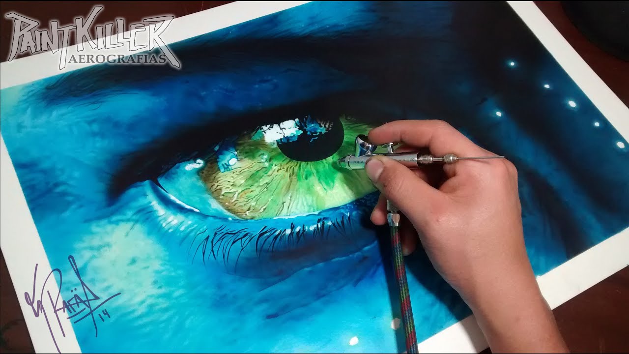 Painting Avatar / Airbrush Avatar eye