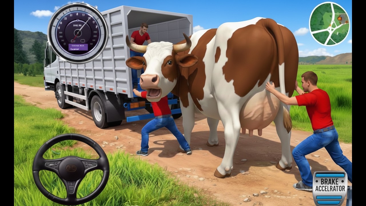 Animal Cargo Truck Driving Game 3D – Wild Animal Transport Gameplay | Android Game