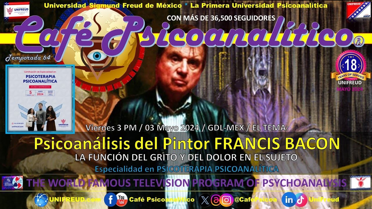 Psicoanálisis del Pintor FRANCIS BACON - La Función del Grito y del Dolor en el Sujeto | 18° Aniv.