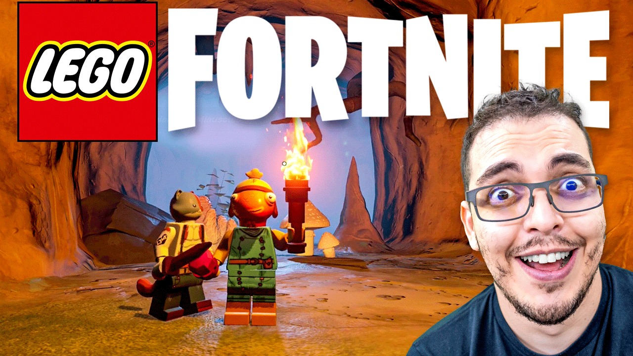 LEGO Fortnite - ACHEI UMA CAVERNA!! (ep 7)