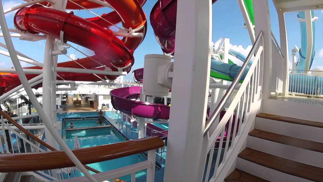 Norwegian Getaway Waterslides