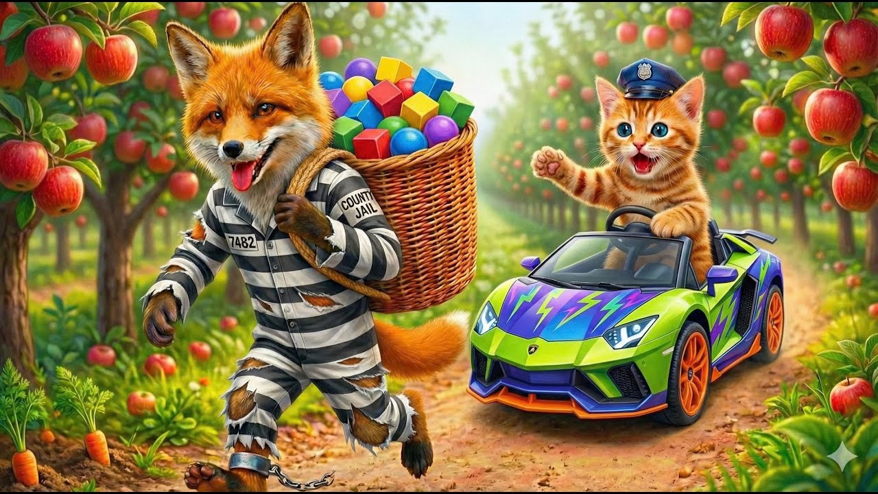 Mama Cat Trims Fur on the Farm and Makes Tiger Hat For Kittens At Home🐾🎩🐯