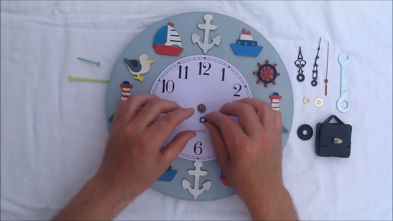 Replacing Quartz Clock Movement and Hands - www.clockparts.co.uk
