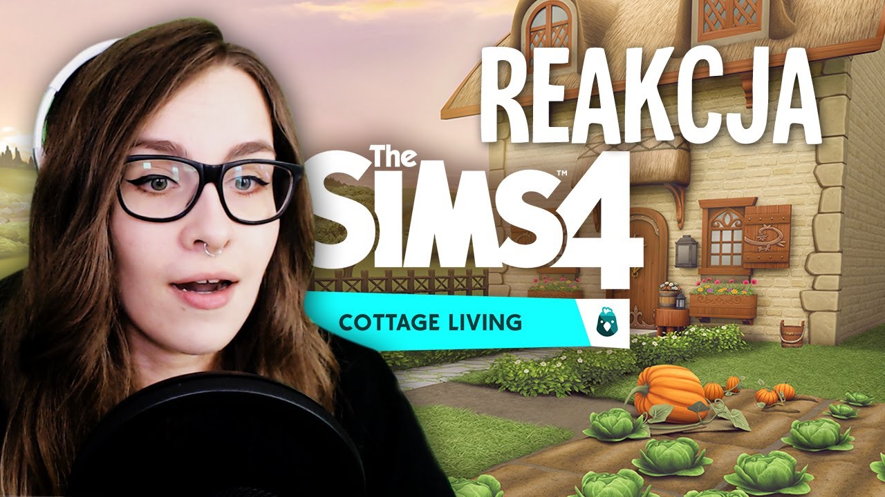 REAKCJA! THE SIMS 4 - WIEJSKA SIELANKA! Kr&oacute;liki, Lamy, Krowy i... ŚNIEZKA z ALICJĄ? ;D Bajka