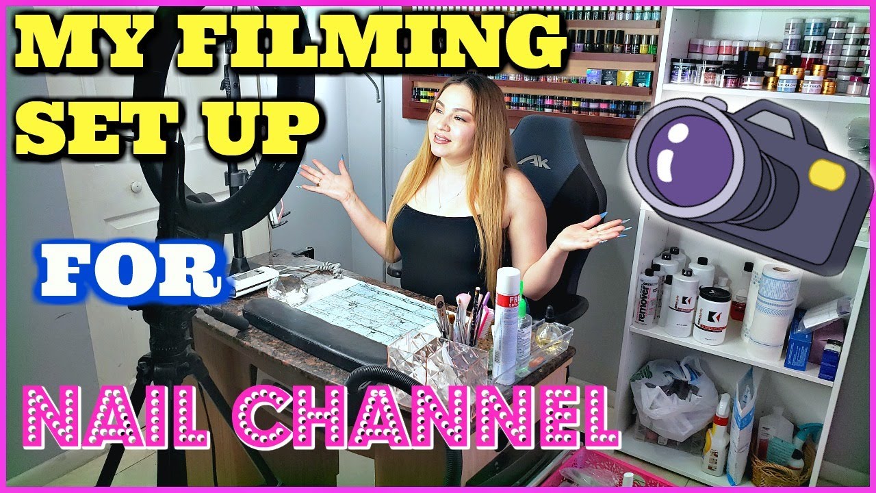 HOW TO FILM VIDEOS FOR YOUTUBE! (NAIL ARTIST EDITION) DOUBLE ANGLE VIDEOS (FILMING SET UP)