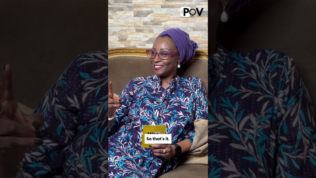 GAME SEGMENT WITH HADIZA ISMA EL-RUFAI | She got some Gen Z blood in her 😄