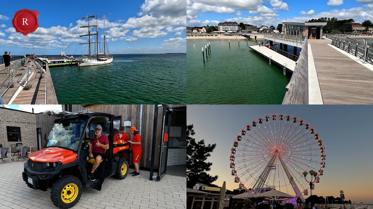 Urlaub 2025 Grömitz-Dünenpark, Haffkrug, Scharbeutz, Ostsee. Kurzfassung. Mit Luftaufnahmen. 4K